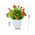 thumbnail image 2 of Verdure Réaliste de Bureau pour la Décoration de la Maison avec Feuilles en Pot Imitant pour Usage Intérieur, 2 of 5