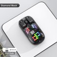 thumbnail image 3 of Mouse Mouse Wireless Transparent Wireless Mouse 2.4G/Bluetooth 5.0 2 Mode Connection Type-C Rechargeable Mouse Standard Magnetic Rgb Lighting Usb Mouse Wireless, 3 of 7