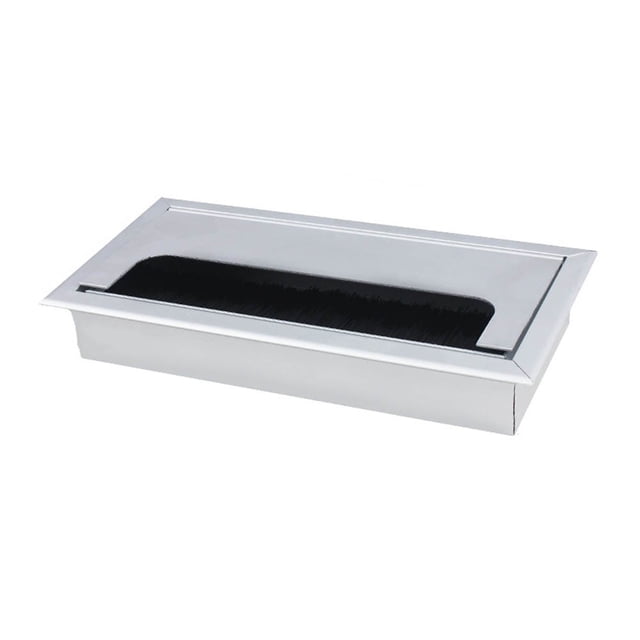 MYG Aluminum Alloy Desk Grommet Hole Cover for Office and Home Cable Control