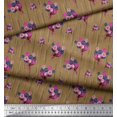 thumbnail image 3 of Soimoi Poly Georgette Fabric Flower Artistic Decor Fabric Printed Yard 42 Inch Wide, 3 of 3