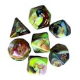 thumbnail image 2 of Ensemble de 7 Jeux Polyédriques Peints pour Adultes DND RPG, 2 of 8