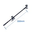 thumbnail image 1 of 1pc Black Microphone Stand Crossbar Rotating Useful Microphone Stand Boom Arms Holder Extension Bracket 55CM Practical Accessory, 1 of 10