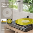 thumbnail image 3 of Acrylic Turntable Mat, Anti Static Acrylic Slipmat for Standard 12 Inch Record Player, Improves Sound Quality & Provides Tighter Bass, Low Noise Record Platter Slipmat, 3 of 7
