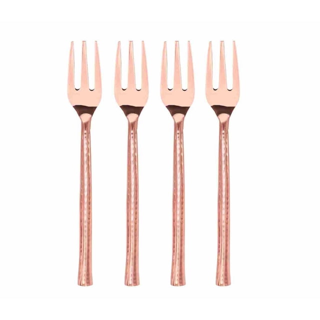 Stylex Artisan Collection Quarry Copper Plated Appetizer Forks