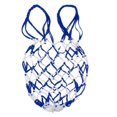 thumbnail image 4 of Sac à Balles en Filet Ballon de Basketball Transporter Ballon de Basketball Filet de Rangement Multifonctionnel Ballon de Basketball Support de Sac Multifonction Bleu Blanc, 4 of 9