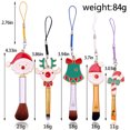 thumbnail image 2 of 5PCS Christmas Makeup Brush Set Cute Portable Mini Cosmetic Brush Makeup Tool, 2 of 6