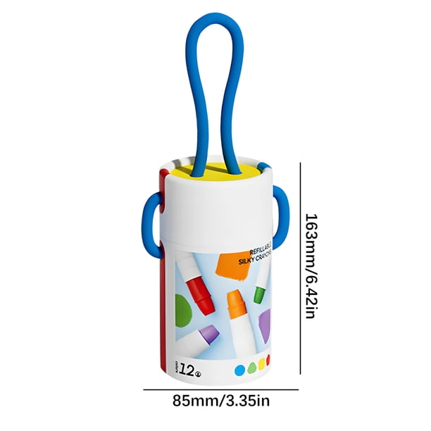 Crayons Jumbo 24 Couleurs – Non Toxiques, Lavables, Torsadés – Pour Tout-petits Dès 1 An
