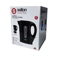 thumbnail image 2 of Salton Essentials EJK1821B - Cordless Electric Kettle, 1.7 Liter Capacity, Black, 2 of 2
