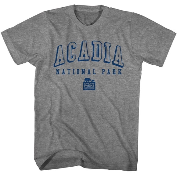 T-Shirt pour Adulte National Parks Acadia Np Collegiate Graphite Heather 4TG