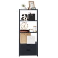 thumbnail image 2 of Patiojoy 4-Tier Ladder Bookshelf Storage Display Bookcase with 2 Drawers, 2 of 9