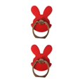 thumbnail image 1 of braveheart Cute Rabbit Aluminum Alloy Phone Stand Tablets Hand Grip Kickstand Mount Holder Red 2Set, 1 of 6