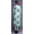 thumbnail image 2 of Bimba Kurti Imprimée à Manches 3/4 Tenue d'Été Kurta Tunique Droite pour Femmes, 2 of 6