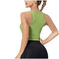 thumbnail image 4 of Yuyuzo Crop Tops for Women Sleeveless Shirts Deep V Neck Going out Tops Ribbed Knit Basic Tees, 4 of 4