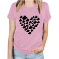 thumbnail image 1 of RKSTN Hauts pour Femmes 2024 Été Décontracté Ample Grande Taille Imprimé Graphique Lapin de Pâques Blouse Mode Col Rond Manches Courtes T-shirt, 1 of 4
