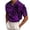 Purple, variant on lcziwo Men's Big and Tall Golf Shirts,Button up Polo Shirt for Men Short Sleeve Golf Shirt Summer Casual Printed Slim Fit Polo Tee Shirt 2024,Hot Pink XXXL