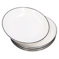 thumbnail image 3 of Kitchen Dinnerware, Round Ceramic Dinner Plates 8 Inch Modern Microwave And Dishwasher Safe  For Steak, 3 of 8