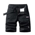thumbnail image 1 of Amzcrzy Mens Shorts Gym Shorts Shorts for Men Men's Plus Size Cargo Shorts Multi-Pockets Relaxed Summer Beach Shorts Pants Gym Shorts for Men Workout Shorts Cargo Shorts for Men Running Shorts Men, 1 of 3