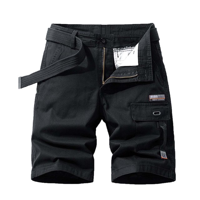 Amzcrzy Mens Shorts Gym Shorts Shorts for Men Men's Plus Size Cargo Shorts Multi-Pockets Relaxed Summer Beach Shorts Pants Gym Shorts for Men Workout Shorts Cargo Shorts for Men Running Shorts Men