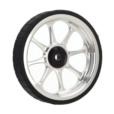 Roue Facile de 82 mm, Roulement Plus Fluide, Haute Stabilité, Légère, Grand Contact, Vélo Pliant, Roue Facile au Bel Aspect pour Bicyclette Pliante Argent