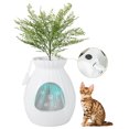 thumbnail image 1 of Gymax Smart Plant Cat Litter Box with Electronic Odor Removal & Sterilization, 1 of 10