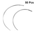 thumbnail image 2 of SHISUYAN 50pcs Curved Needles C Weaving Needle Hand Sewing Needles Leather Needle (2.0 Inches + 2.5 Inches), 2 of 8