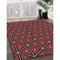 thumbnail image 3 of Ahgly Company Tapis Rond Lavable en Machine Intérieur Transitionnel Marron Sienne, 8 Pieds Rond, 3 of 7