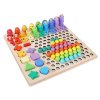 thumbnail image 1 of Jouets Éducatifs Perles de Pêche Mémoire Assorties Échecs Planche Logarithmique, 1 of 1