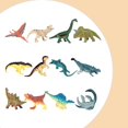 thumbnail image 4 of 12 Pcs Figurines d'Animaux Réalistes Figurines pour Collection Fête science Jouets Éducatifs Fournitures pour Enfants Dinosaure, 4 of 9