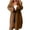Style1-Brown winter coats for women, variant on Mceream Womens Faux Fur Coat with Belt Winter Fuzzy Fleece Open Front Long Cardigan Jacket Teddy Coats Plus Size Outwear Abrigos Elegantes Para Mujer Coffee L