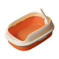 thumbnail image 1 of DOLITY Cat Kitten Toilet Pet Litter Tray Bedpan Cat Litter Container Orange, 1 of 9