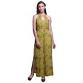 thumbnail image 1 of Bimba Robe Longue Décontractée à Fentes Latérales pour Femmes Imprimée Tenue de Soirée-TTG, 1 of 6