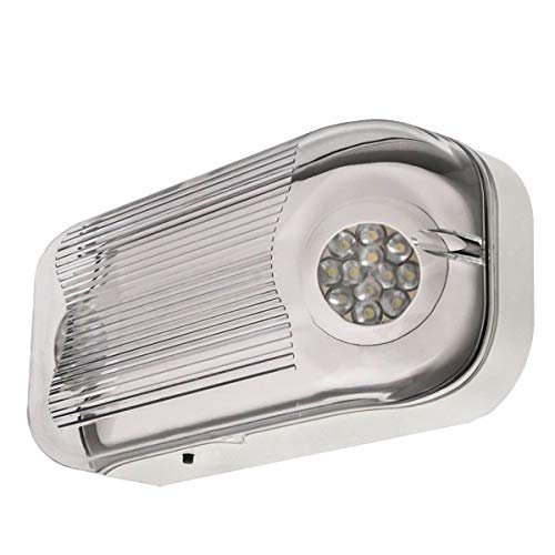 LFI Lights | Wet/Outdoor Location Rated Emergency Light | Two LED Adjustable Round Heads | Hardwired with Battery Backup | UL Listed | (1 Pack) | EL-WETLED