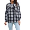thumbnail image 1 of Pompotops Cardigan en Tricot Ample à Rayures pour Femmes, Veste Chandail pour Femmes et Liquidation d'Hiver, 1 of 6