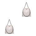 thumbnail image 4 of kurtrusly Functional And Beautiful Bags To Organize Life Classic And Timeless Shoulder Bag white 2Set, 4 of 6