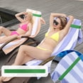 thumbnail image 4 of Elastic Beach Chair Towel Straps Secure Binding Bands For Sand Days At The Shore Stretch Silicone Towel Clips For Pool And Cruise Chairs, 4 of 5