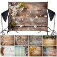 thumbnail image 1 of EGNMCR Room Decor, Home Decor Imitation Wood Grain Photography Props 3D Photo Background Cloth Presentation Photography Background, 1 of 2