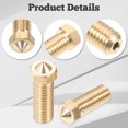 thumbnail image 4 of relayinert 12pieces Premium Brass Nozzle Kit Long-lasting And Reliable Performance Extruder Print Head Nozzle 1Set, 4 of 6