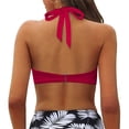 thumbnail image 2 of Women Bikini Top Push Up Swimsuit - Removable Padded Bra for Beach and Pool with Adjustable Support, 2 of 5