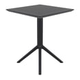 thumbnail image 4 of Sky 24 inch Square Folding Table in Black finish, 4 of 8