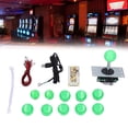 thumbnail image 4 of Joystick DIY Kit,  Delay Easy To Install  Game DIY Kit Parts Wide Application  for MAME for Fight Stick for PC Game Green,Blue,Red,White,Yellow,Black,Mixed Color, 4 of 7