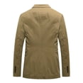 thumbnail image 3 of Birdeem Veste Blazer Décontractée pour Hommes à Boutons Manches Longues, 3 of 8