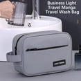 thumbnail image 4 of Birdeem Mens Toiletry Bag,Large Capacity Hanging Travel Dopp Kit with Water-Resistant Lining,8.5×6.1×3.3 Inch Compact Cosmetic Organizer for Business Trips, 4 of 9