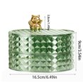 thumbnail image 3 of Boîte de Rangement pour Collations Divisée avec Couvercle / Contenant Rotatif pour Fruits Secs et Bonbons pour Noix / Plateau de Service Compartimenté pour Salon et Cuisine / Organisateur Ménager avec Couvercle Transparent, 3 of 6