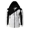 thumbnail image 1 of Sweat à Capuche Zippé pour Hommes Grande Taille, 1 of 4