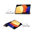 thumbnail image 4 of Case for Xiaomi Pad 5 Pro 12.4 inch 2022, Tri fold Slim Lightweight Hard Shell Smart Protective Cover with Multi-Angle Stand, Universal Stylus Pen, 4 of 7