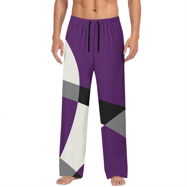 Weiqiqre Mens Sweatpants Bottoms Elastic Waist Drawstring Fallow Sleep Lounge Pants,Size S
