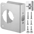 thumbnail image 1 of Lock and Door Reinforcer, Door Lock Reinforcement Plate, Stainless Steel Home Security Door Lock Plate with 1-3/8" Thickness, 2-3/8" Backset, and 2-1/8" Bore, 1 of 7