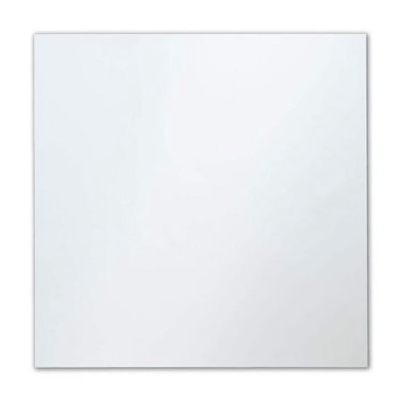 Better Bevel Frameless Square Mirror, 30" x 30" Bathroom Wall Mirror w/Pencil Polished Edge