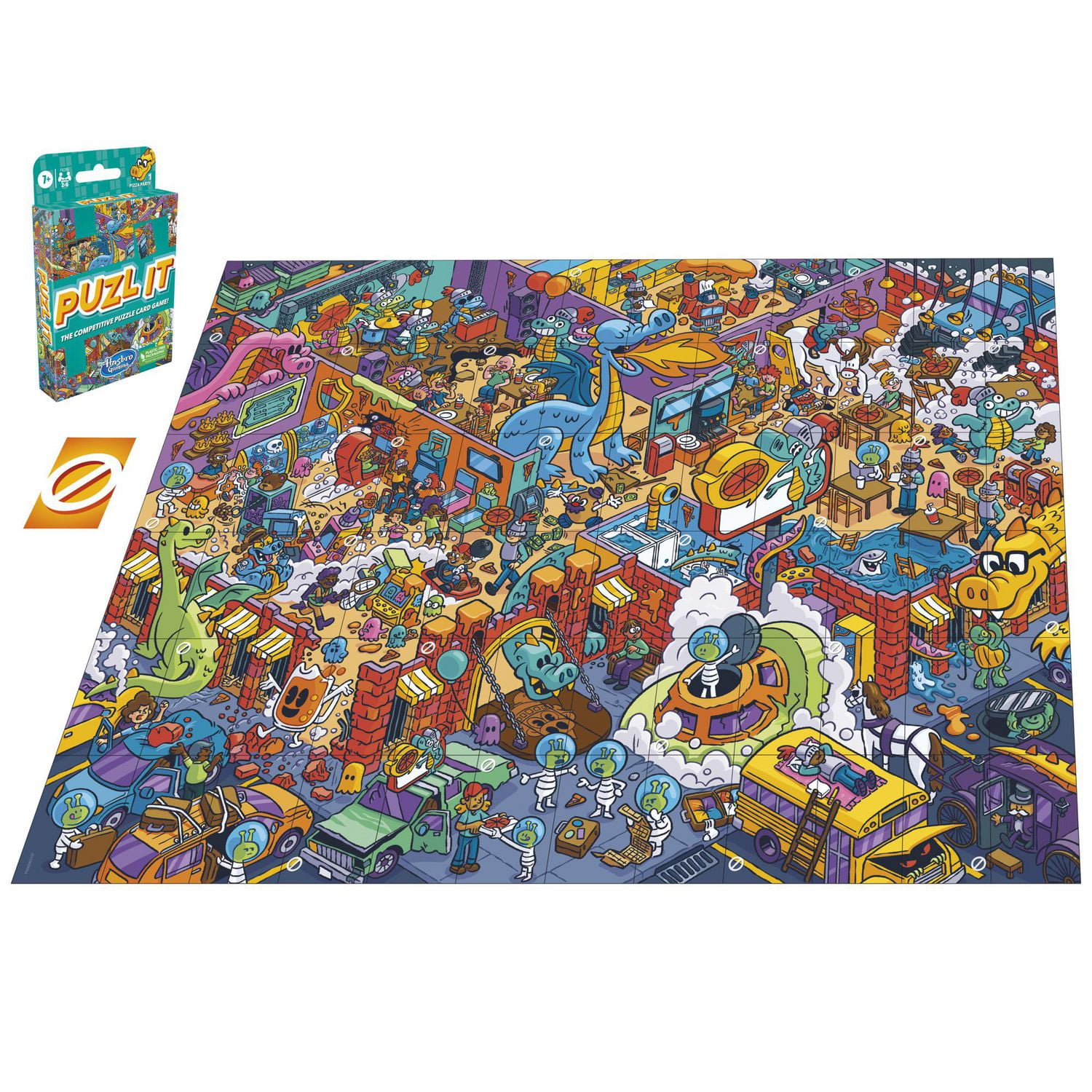 Jeu Puzl It : Aventure aquatique, le casse-tête compétitif, jeu familial pour 2 à 6 joueurs, jeu de cartes pour enfants