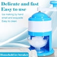 thumbnail image 4 of Yhmxh Home Essentials Home Appliances Portable Hand Crank Manual Ice Shaver Crusher Shredding Snow Maker Machine Manual Ice Crusher, 4 of 9